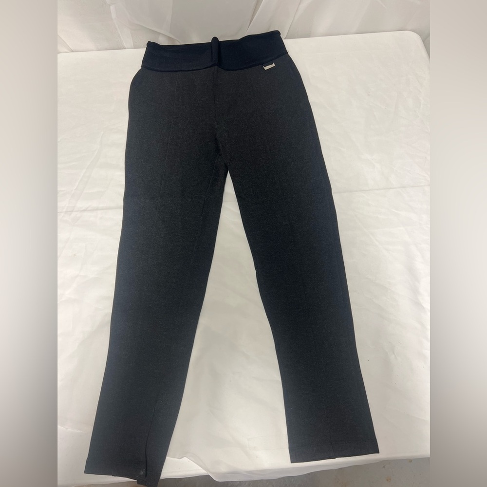 Calvin Klein Charcoal Dress Pants / Leggings  with pleat down the front NWOT